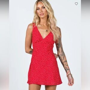 Princess Polly Nellie Mini Dress Red